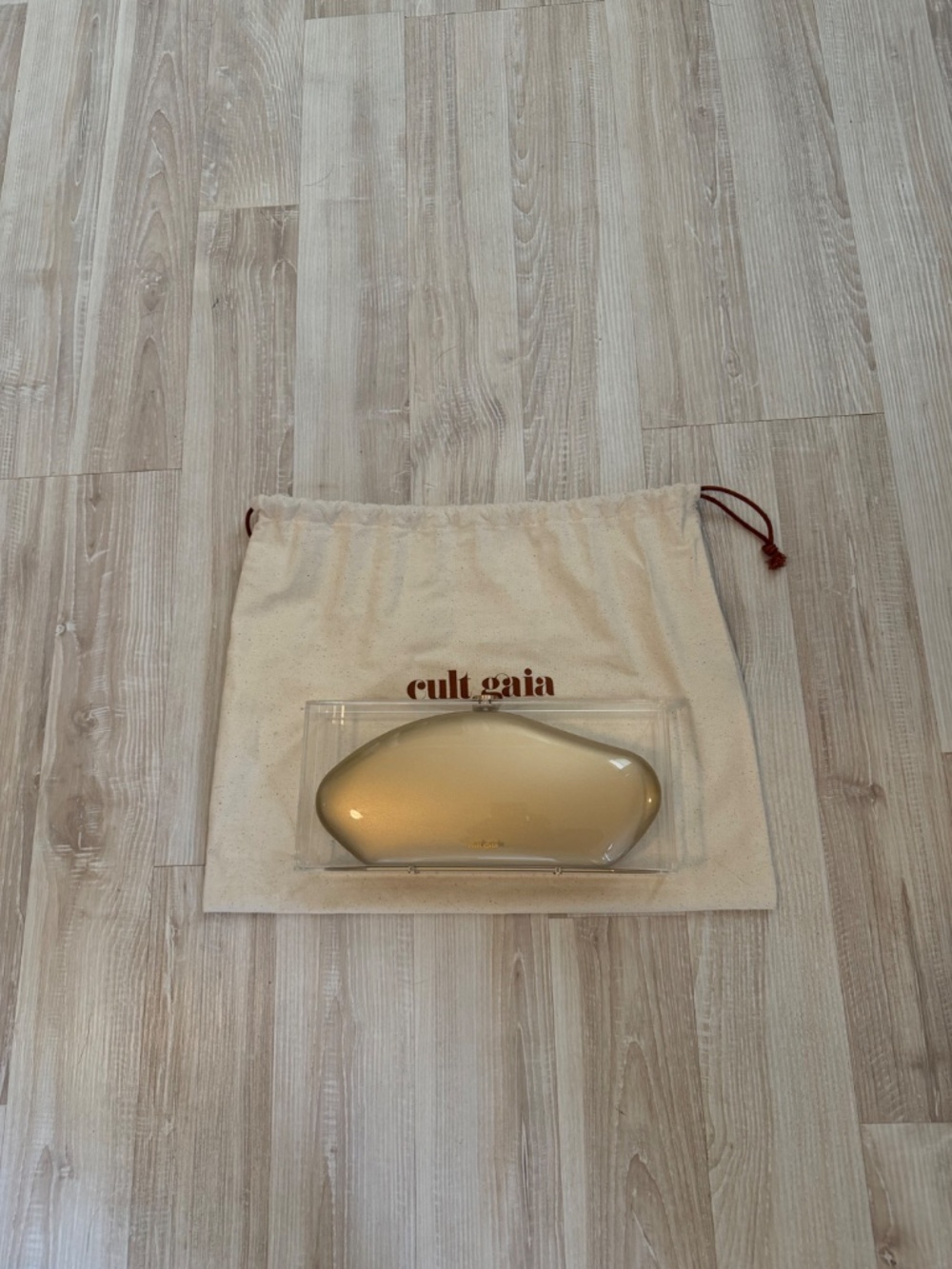 Cult Gaia Annika Clear Acrylic Clutch Bag - Picture 5 of 5
